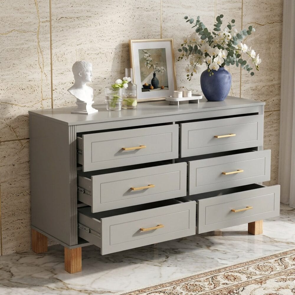 6-Drawer Double Dresser