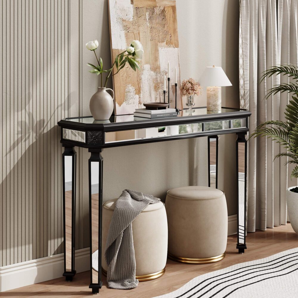 VESAMONTIS Mirrored Console Table