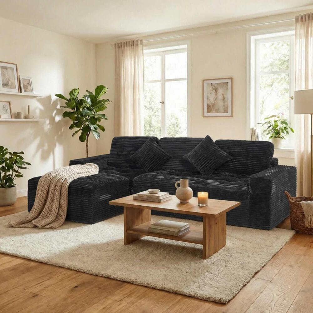 Cloud Sofa Set with Ottoman