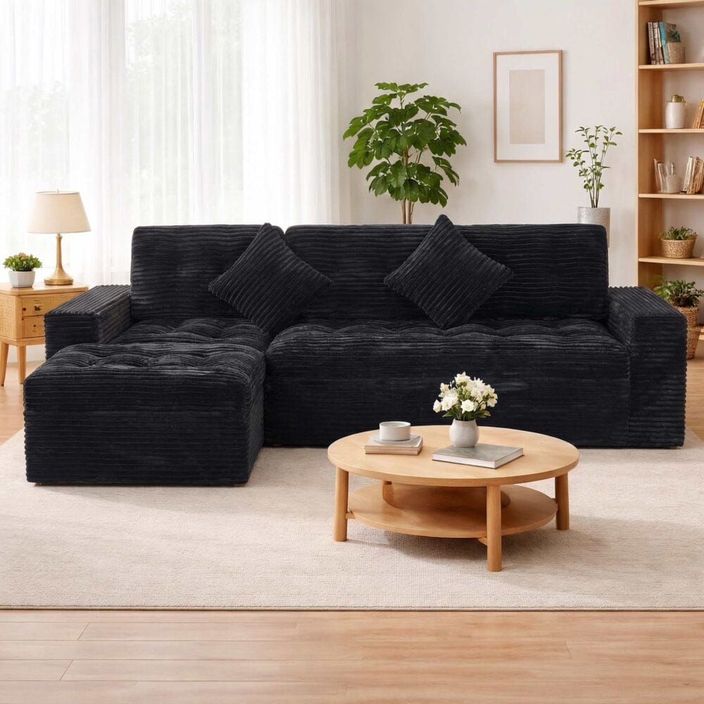 Cloud Sofa Set with Ottoman