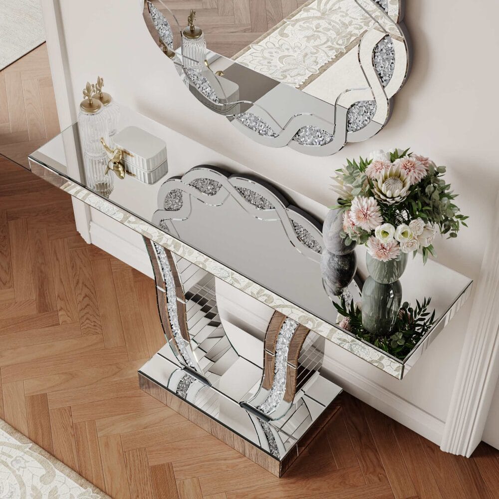 Octagonal Mirror for Living Room