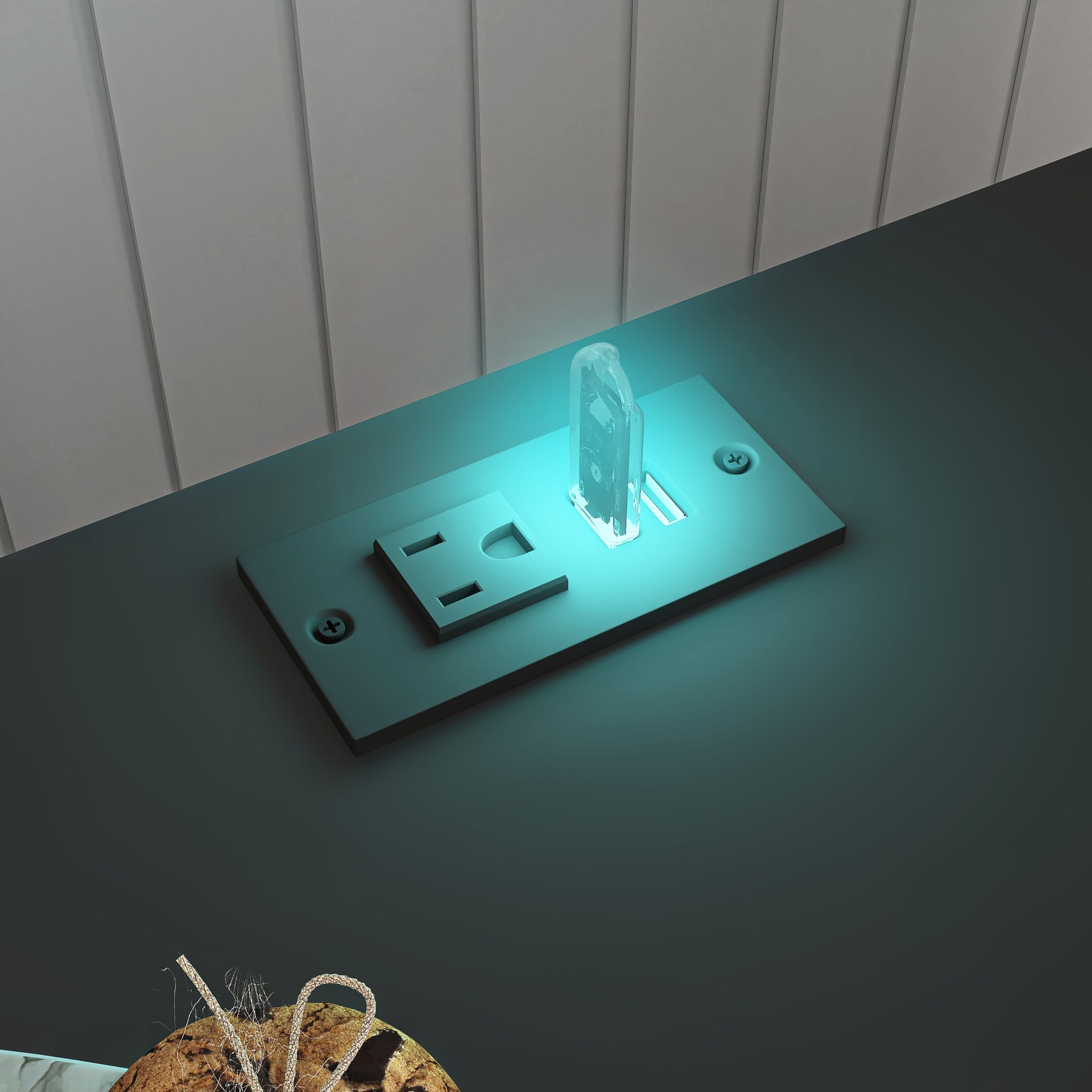  Smart Nightstand with Charging Station functional features