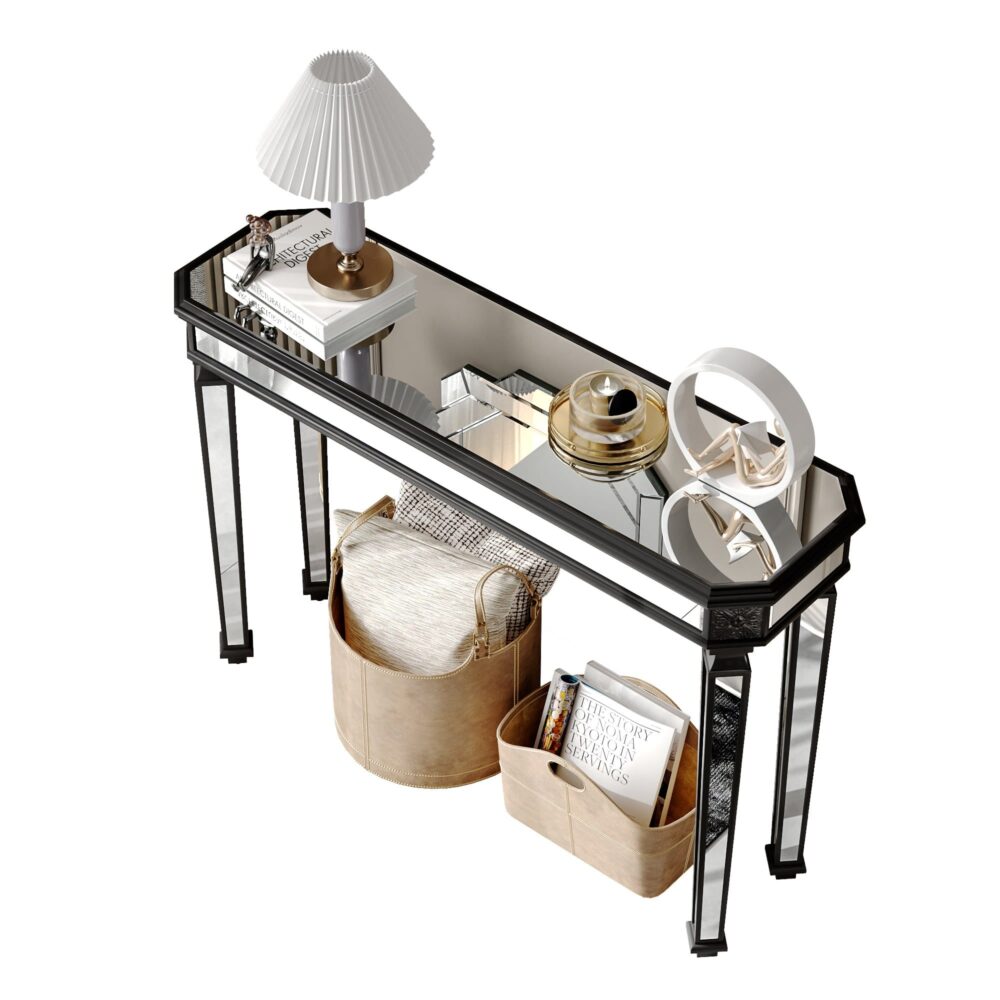 VESAMONTIS Mirrored Console Table