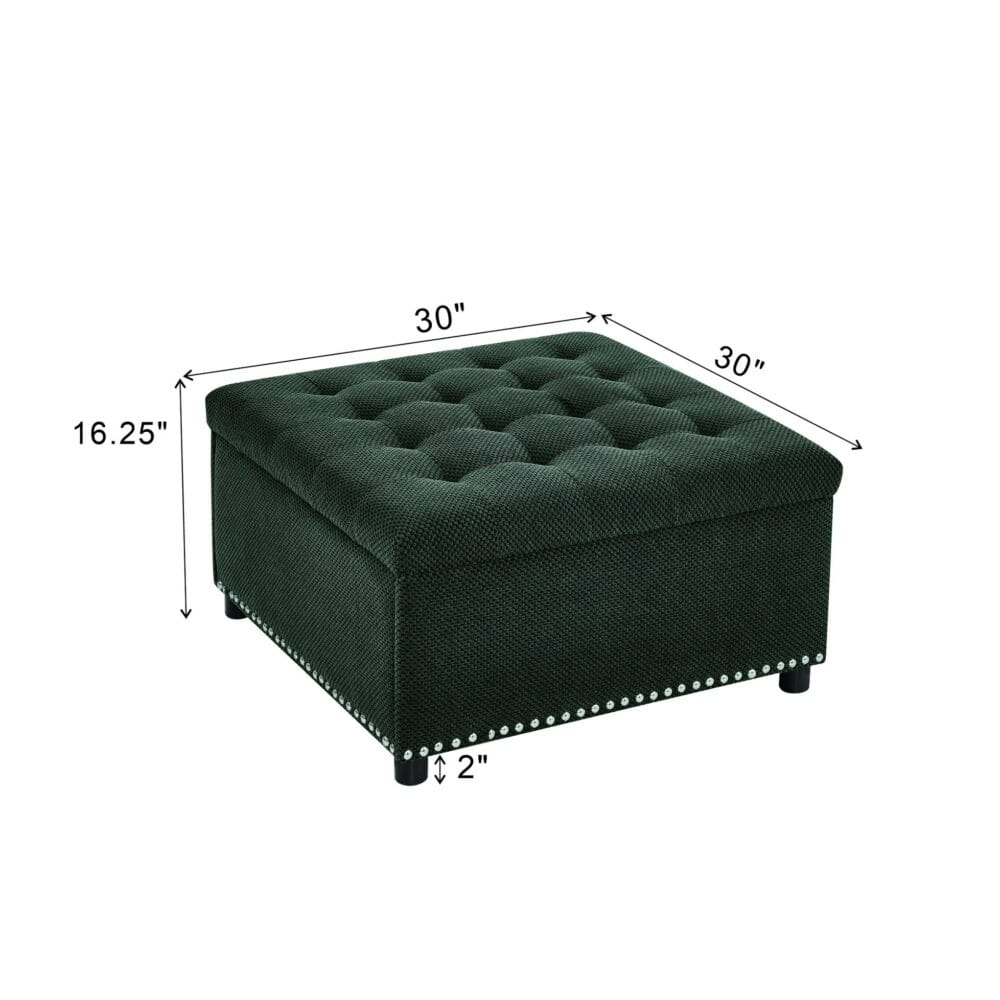 Storage Ottoman with Hidden Storage