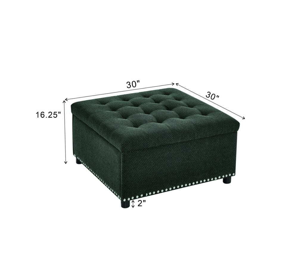 Storage Ottoman with Hidden Storage