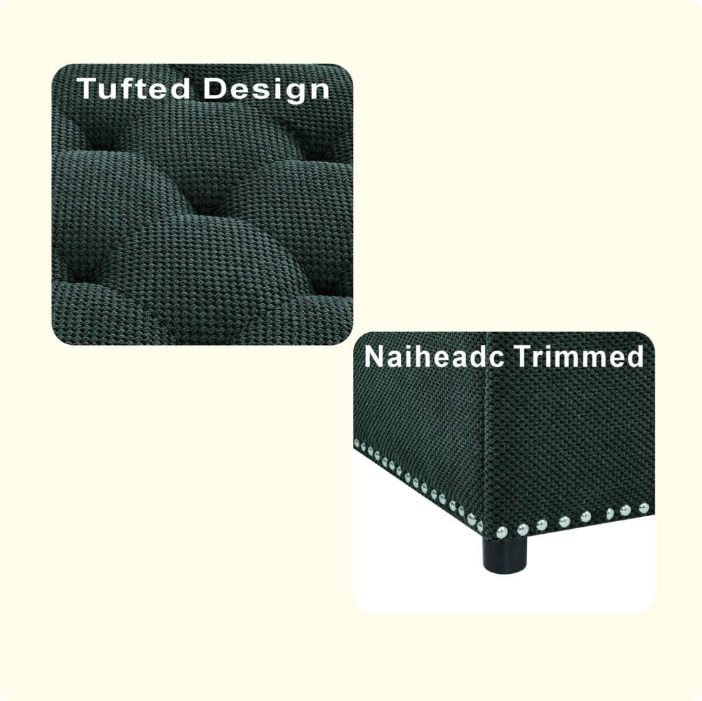 Storage Ottoman with Hidden Storage