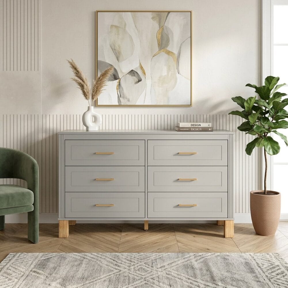 6-Drawer Double Dresser