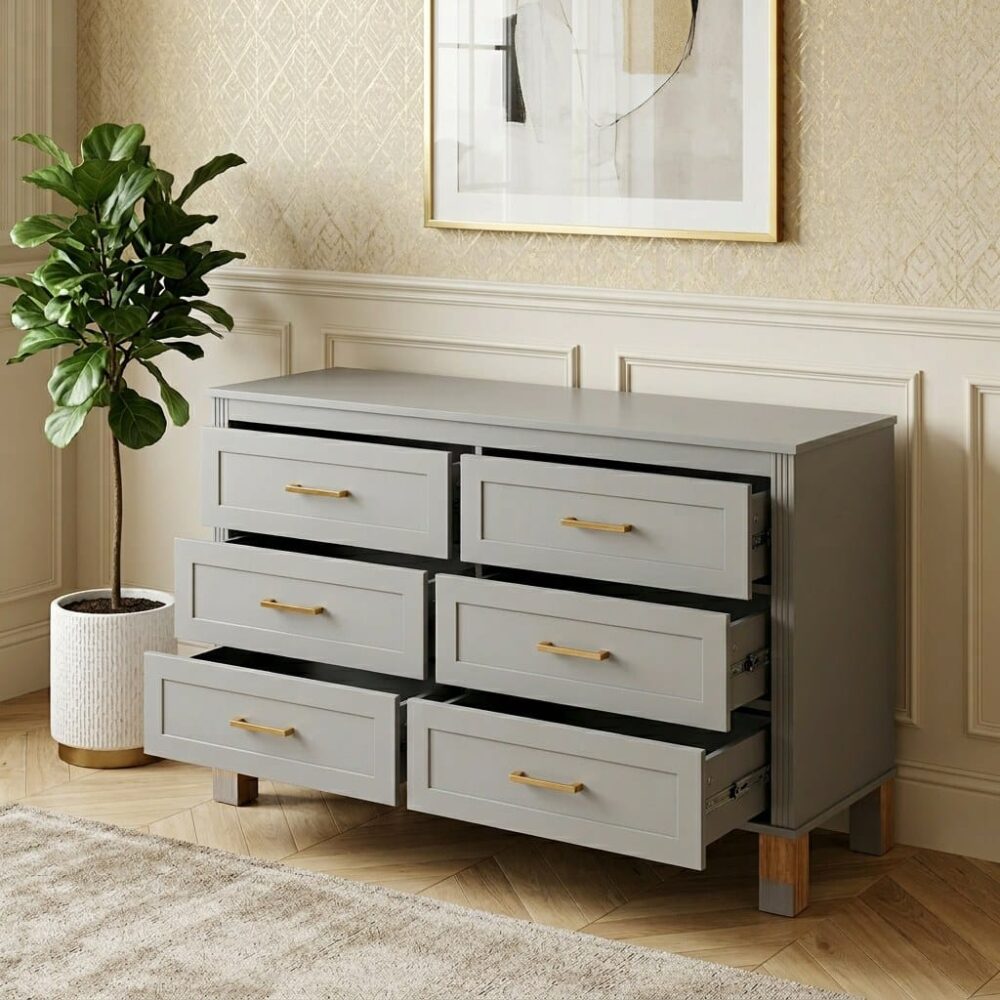 VESAMONTIS 6-Drawer Double Dresser