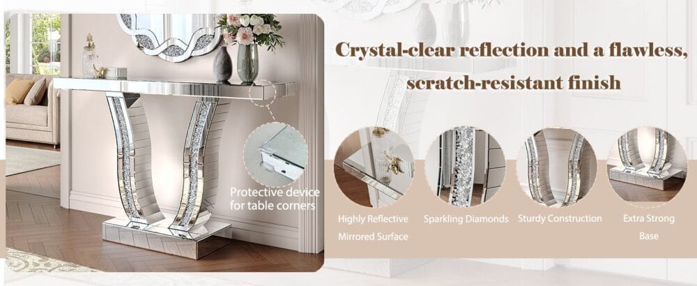 Octagonal Mirror for Living Room