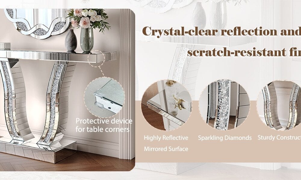 Octagonal Mirror for Living Room