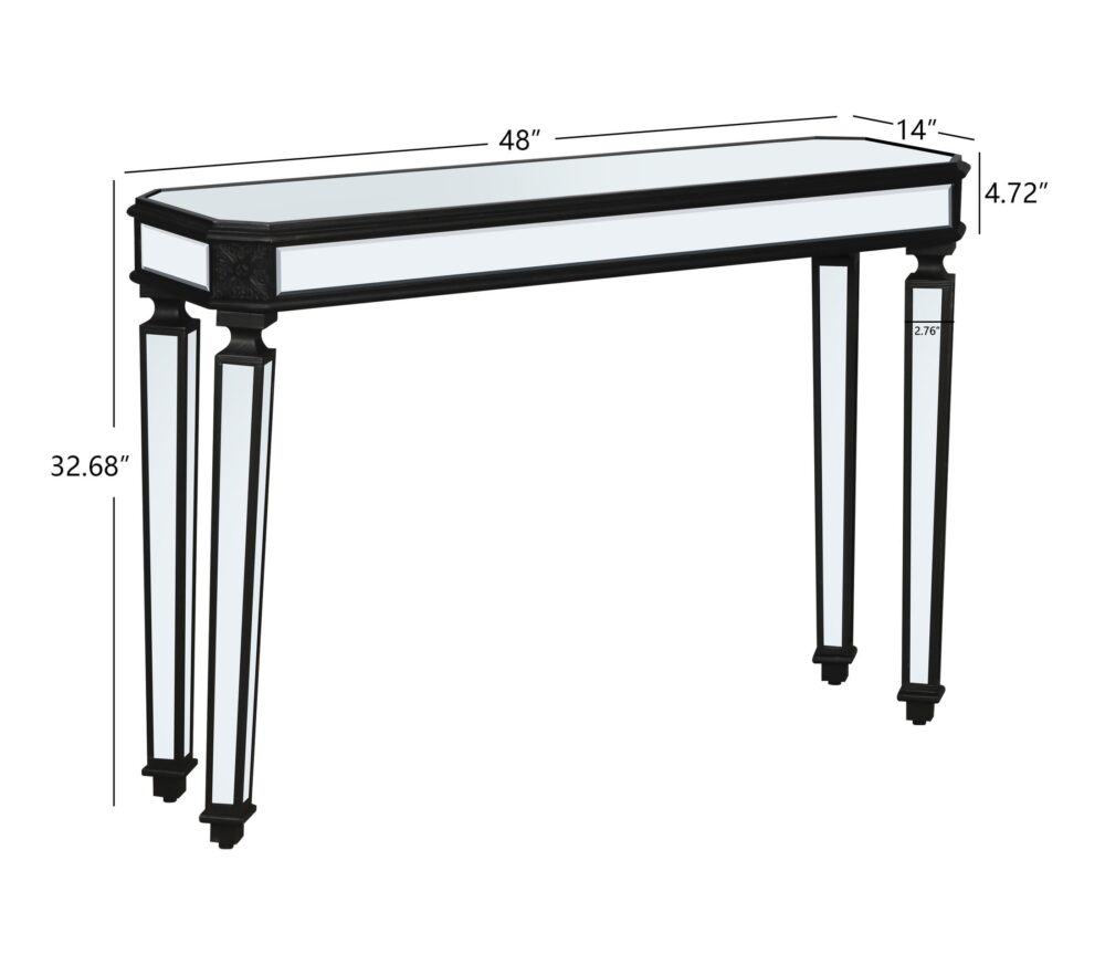 VESAMONTIS Mirrored Console Table