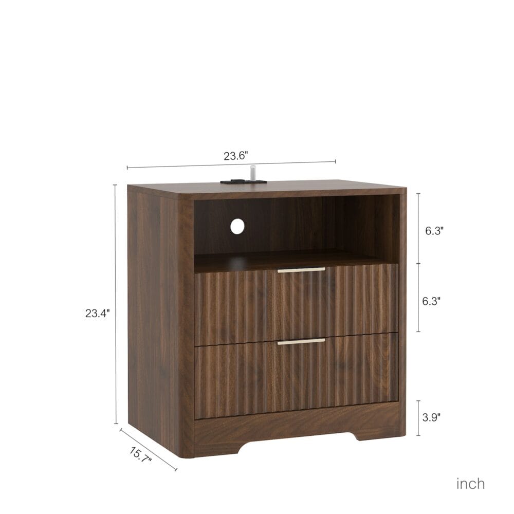 Smart Nightstand with Charging Station